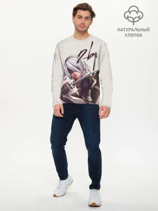 Мужской лонгслив базовый / 2b