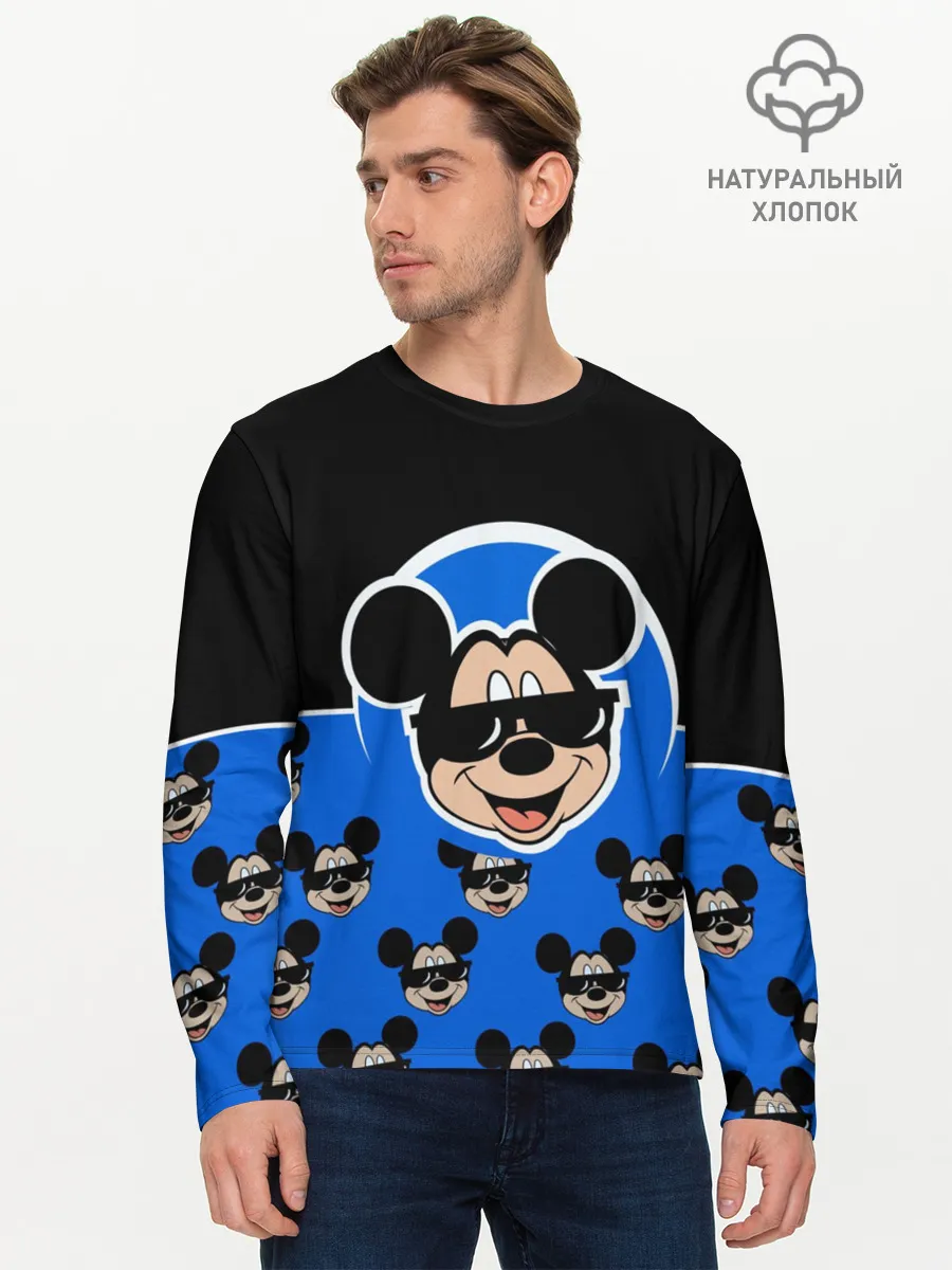 Мужской лонгслив базовый / Disney.Микки Маус