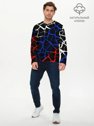Мужской лонгслив базовый / Россия.