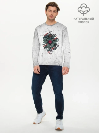 Мужской лонгслив базовый / Гнев смертных грехов