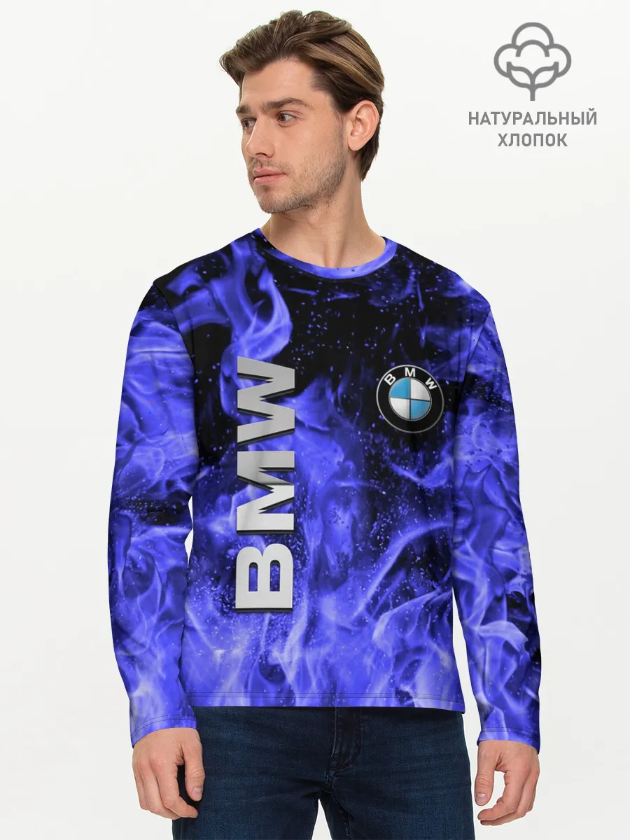 Мужской лонгслив базовый / BMW