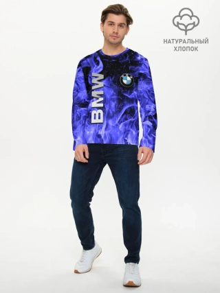 Мужской лонгслив базовый / BMW