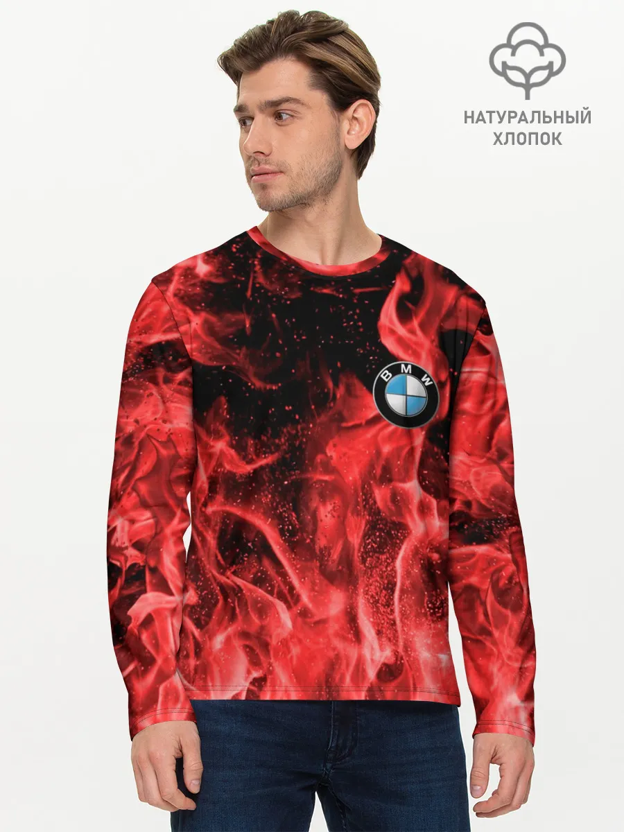 Мужской лонгслив базовый / BMW