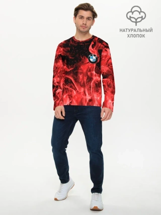 Мужской лонгслив базовый / BMW