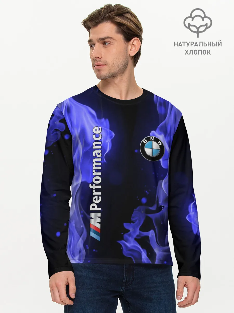 Мужской лонгслив базовый / BMW