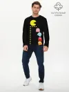Мужской лонгслив базовый / Pac-man