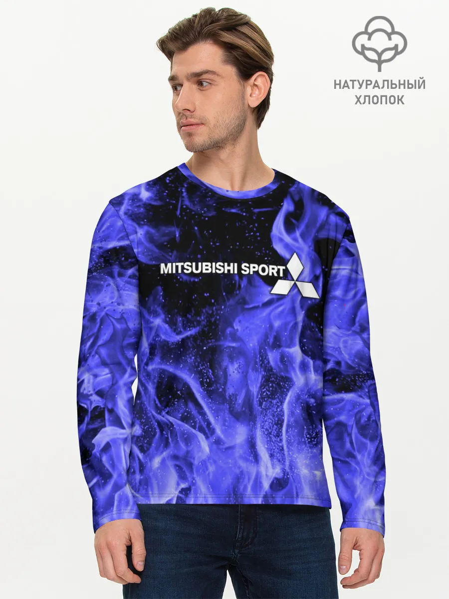 Мужской лонгслив базовый / MITSUBISHI