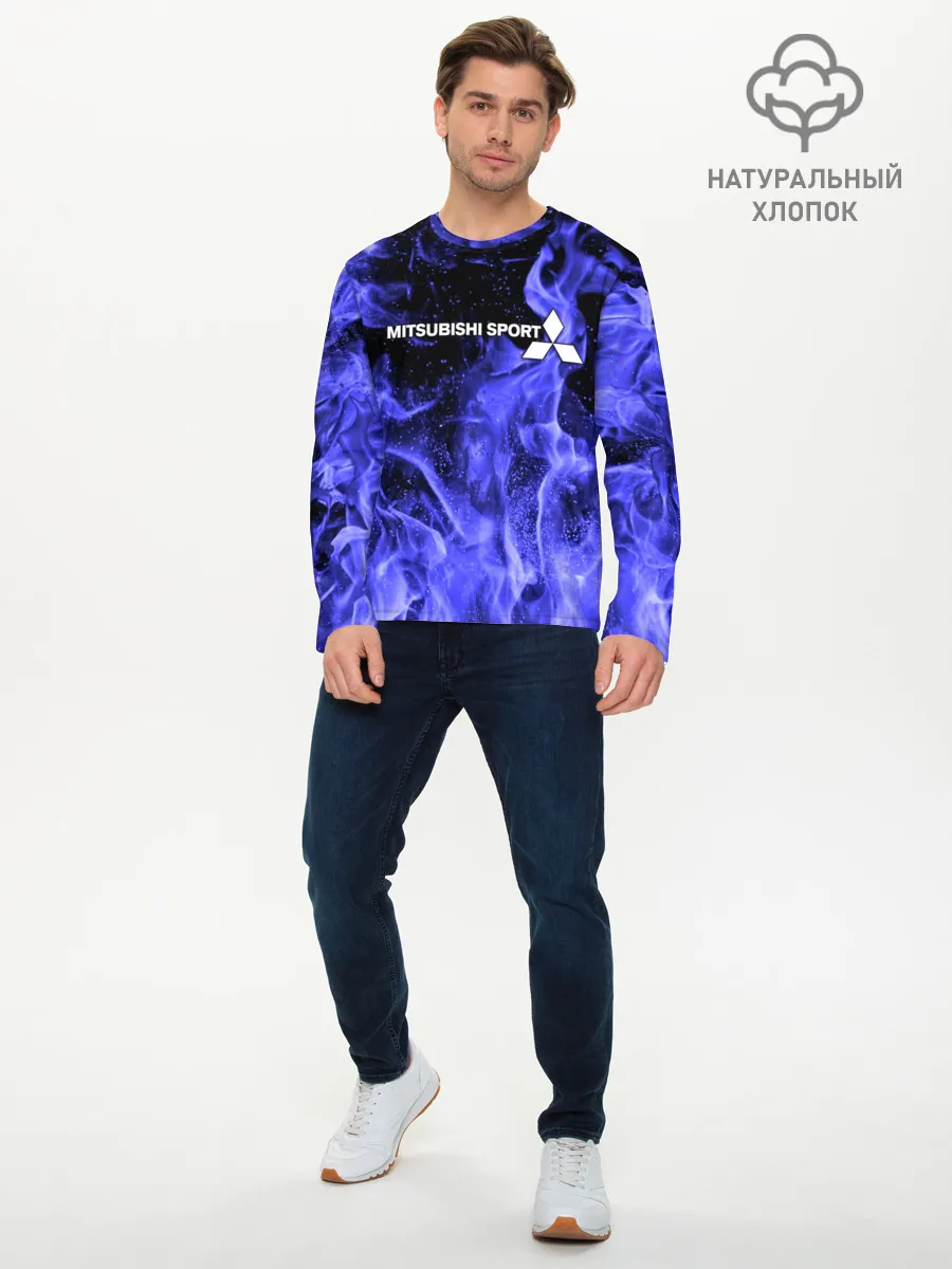Мужской лонгслив базовый / MITSUBISHI