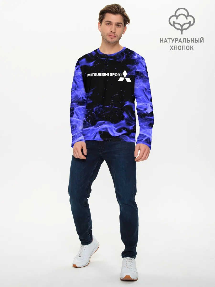 Мужской лонгслив базовый / MITSUBISHI