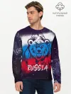 Мужской лонгслив базовый / Russia Bear