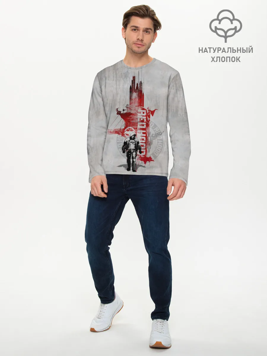 Мужской лонгслив базовый / Red Hood