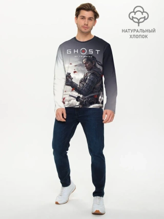 Мужской лонгслив базовый / Ghost of Tsushima