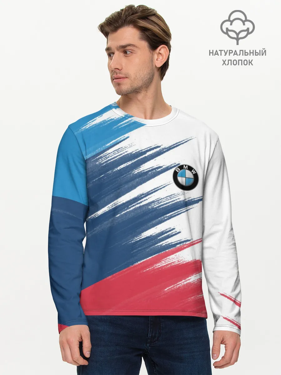 Мужской лонгслив базовый / BMW