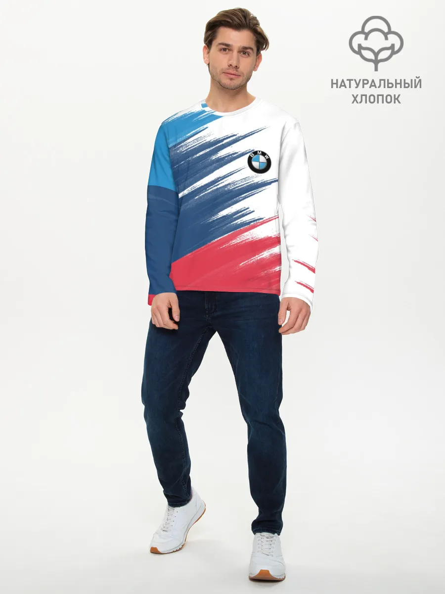 Мужской лонгслив базовый / BMW