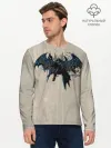 Мужской лонгслив базовый / Batman: Arkham Knight