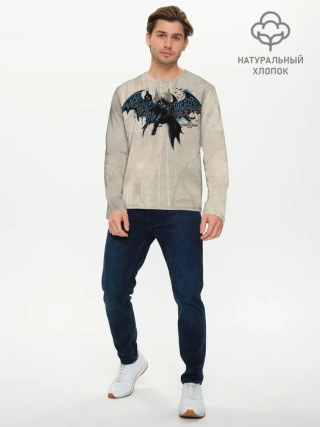 Мужской лонгслив базовый / Batman: Arkham Knight