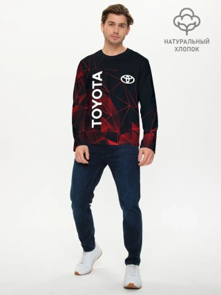 Мужской лонгслив базовый / TOYOTA