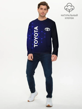 Мужской лонгслив базовый / TOYOTA