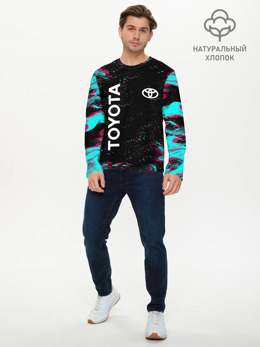 Мужской лонгслив базовый / TOYOTA