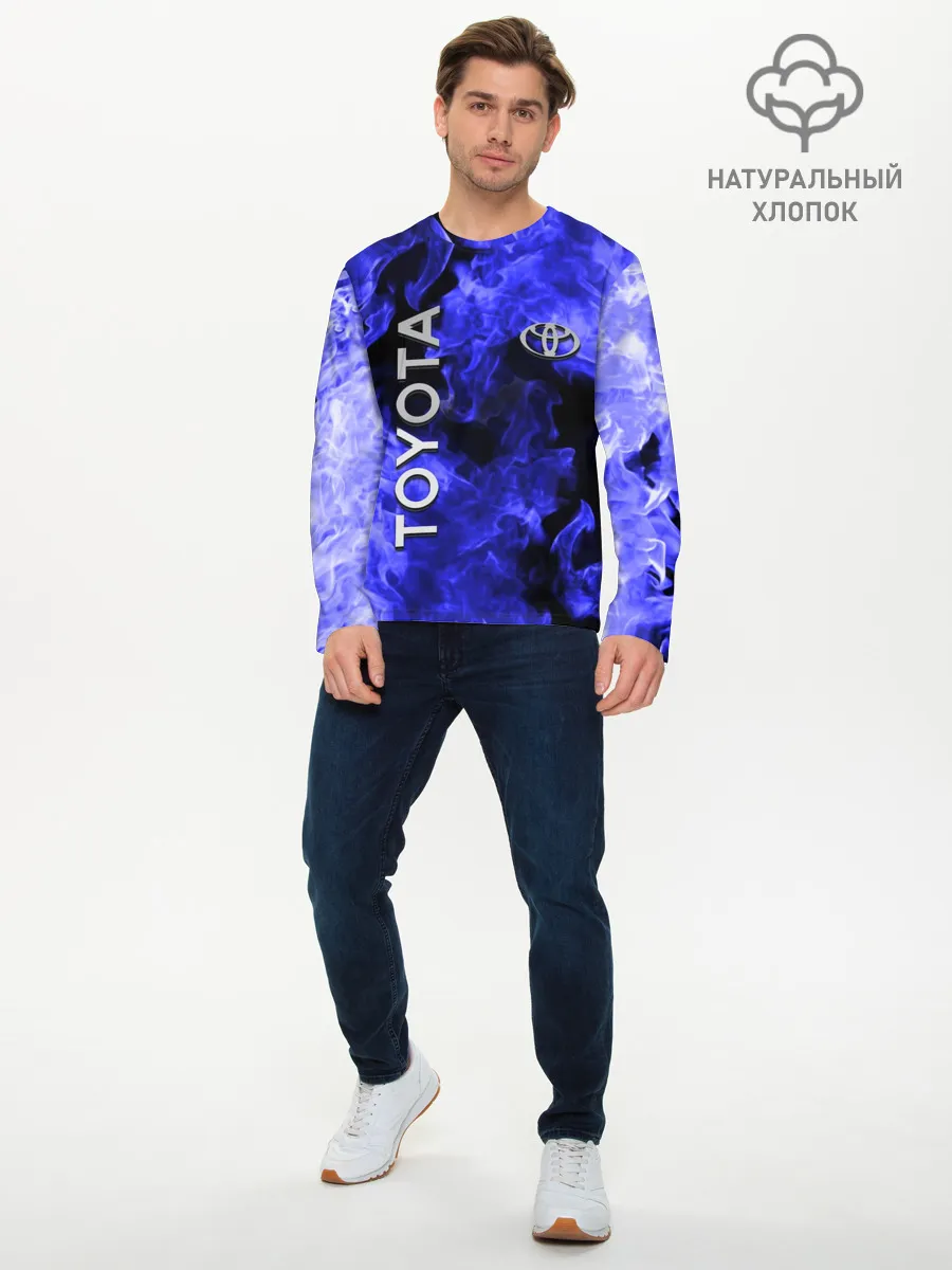 Мужской лонгслив базовый / TOYOTA