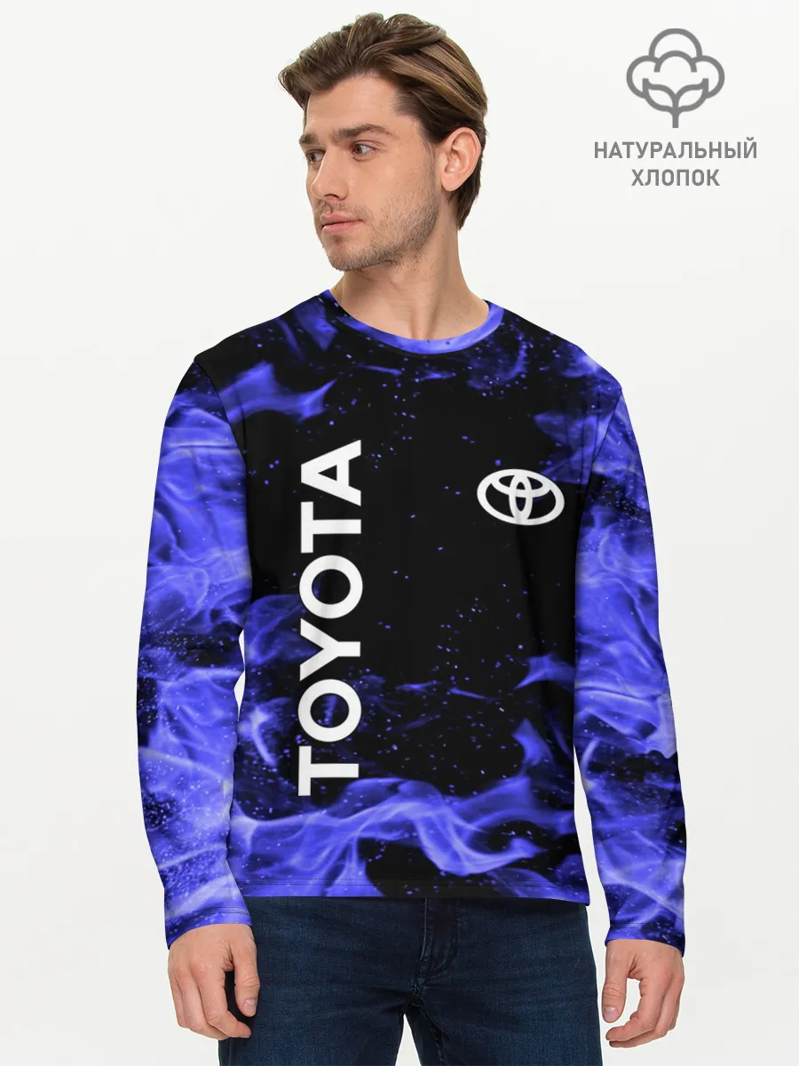 Мужской лонгслив базовый / TOYOTA