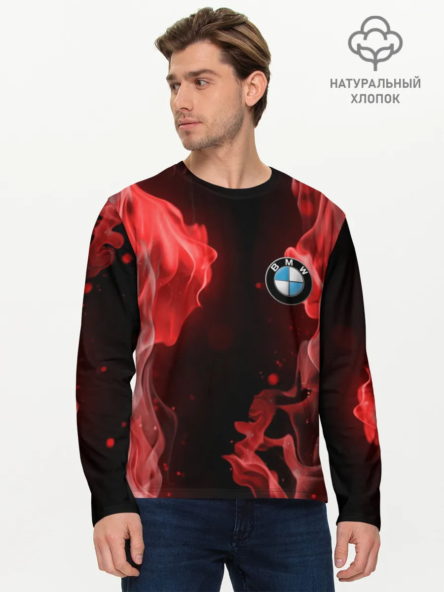 Мужской лонгслив базовый / BMW