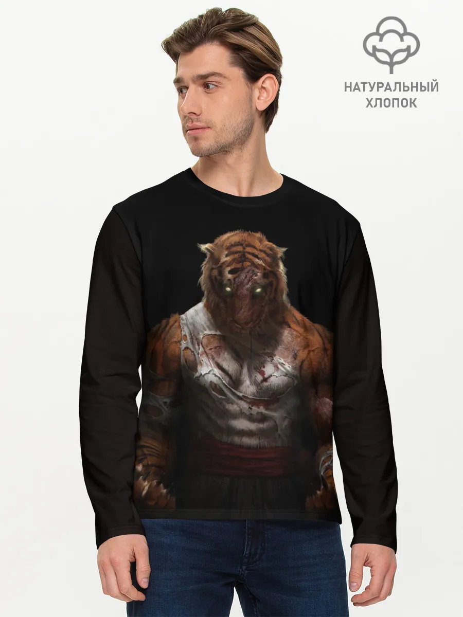Мужской лонгслив базовый / Tiger