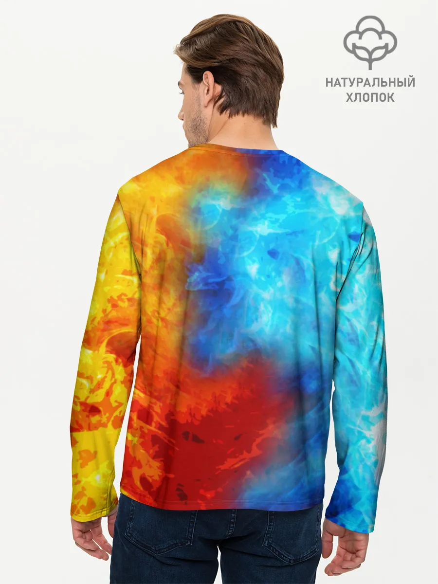 Мужской лонгслив базовый / Sans | Огни