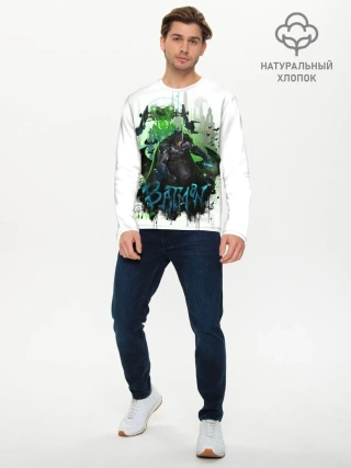 Мужской лонгслив базовый / Batman: Arkham Knight