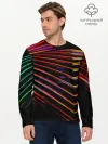Мужской лонгслив базовый / STRIPES COLOR