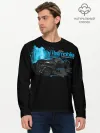 Мужской лонгслив базовый / Batmobile