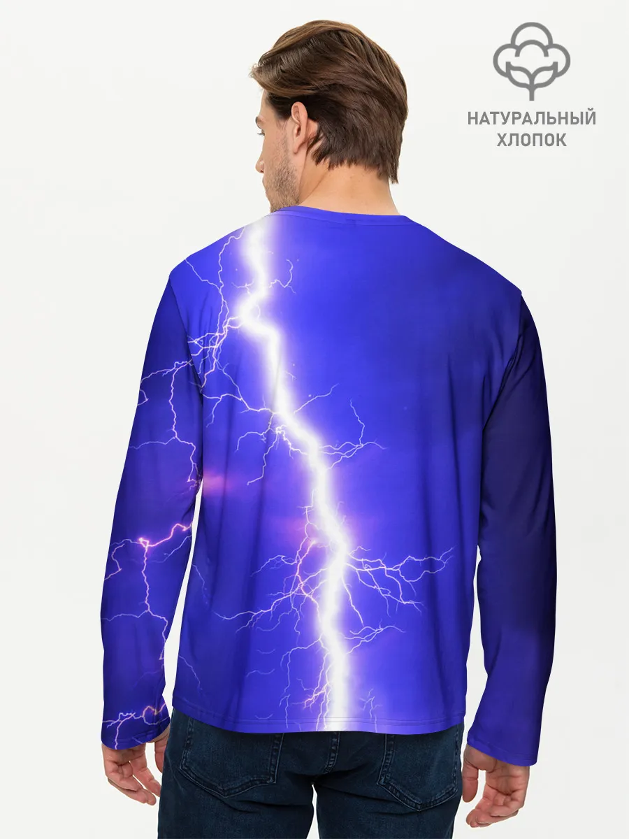 Мужской лонгслив базовый / NEON ELECTRIX