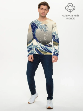 Мужской лонгслив базовый / ЯПОНСКАЯ КАРТИНА