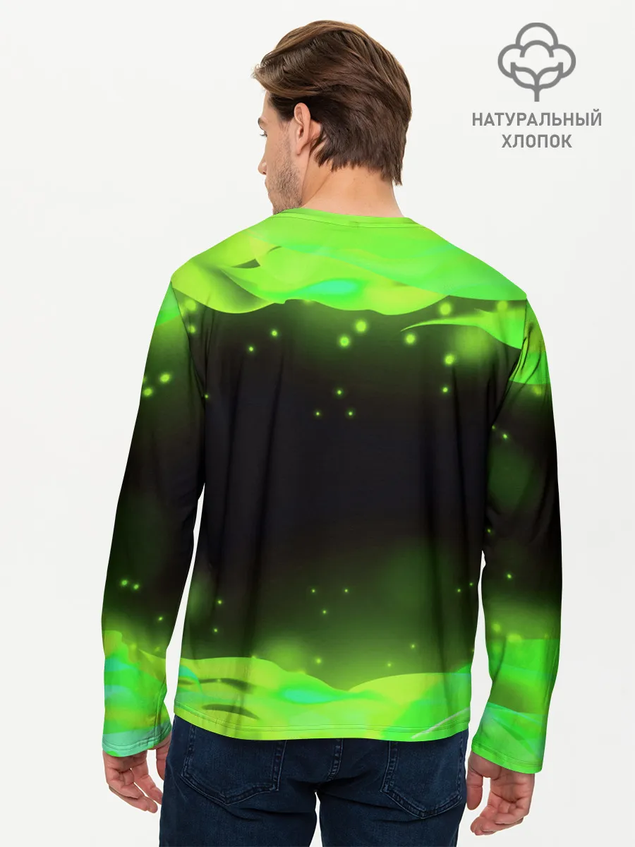 Мужской лонгслив базовый / Minecraft 1