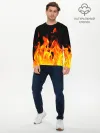 Мужской лонгслив базовый / ОГНЕННЫЙ