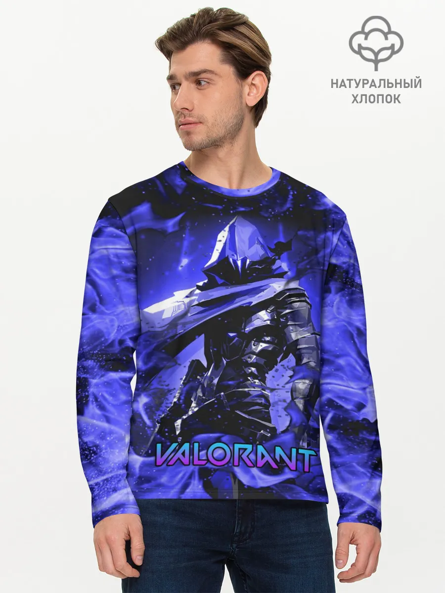 Мужской лонгслив базовый / VALORANT OMEN