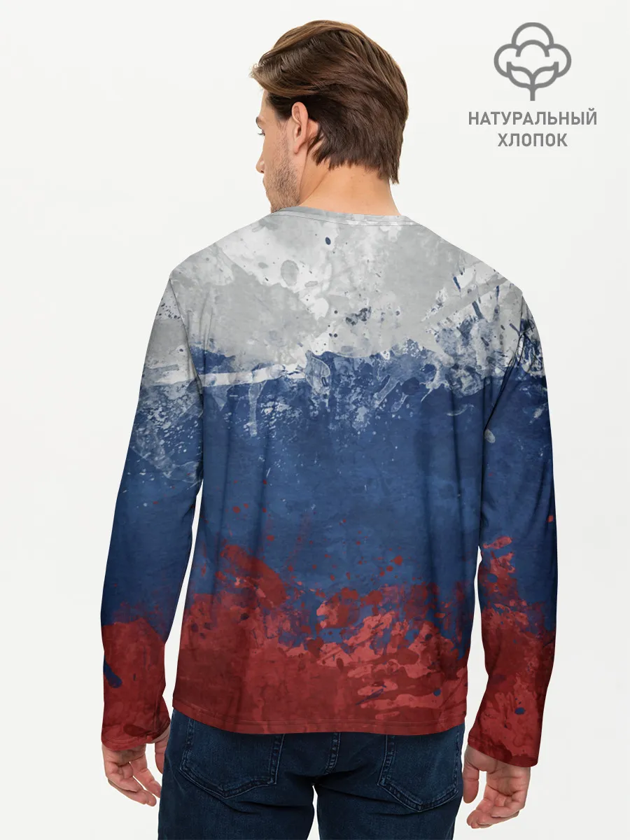 Мужской лонгслив базовый / Россия