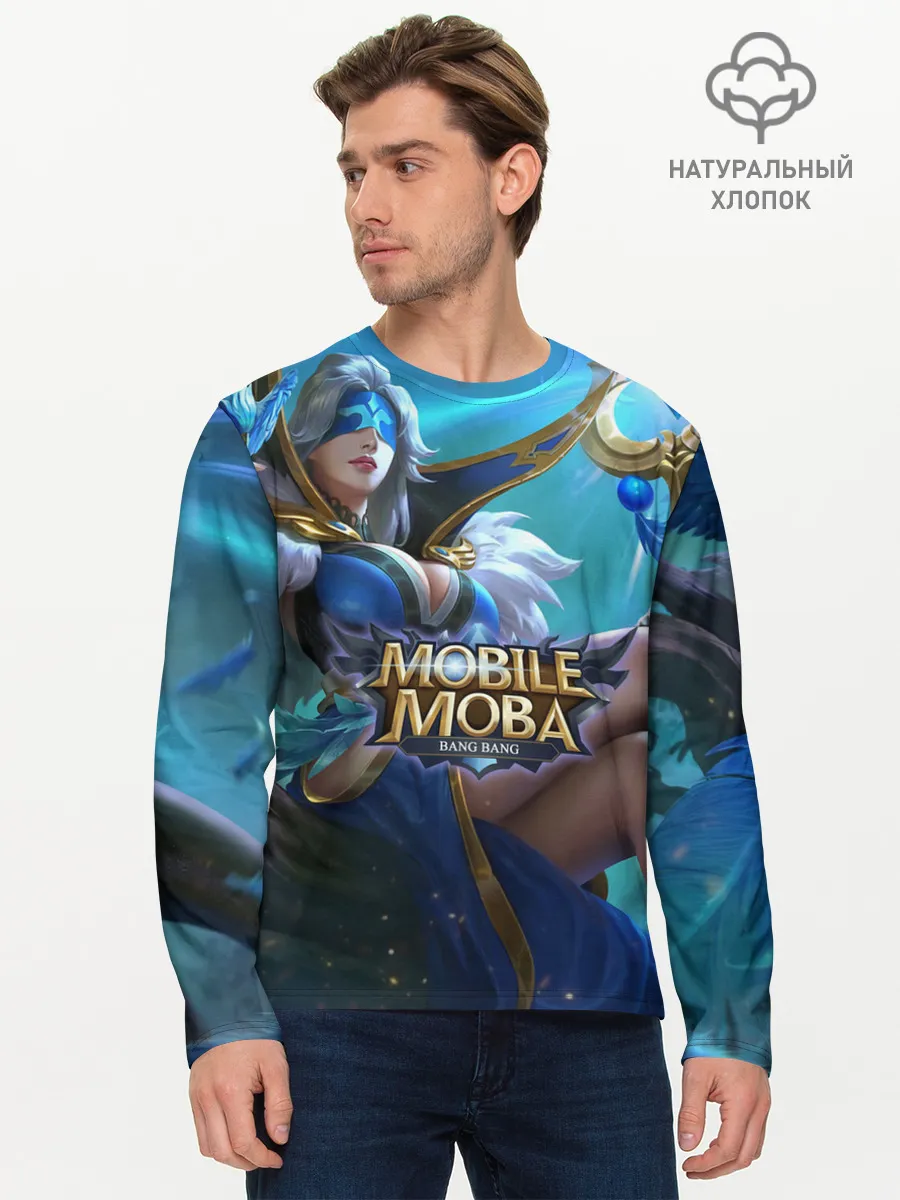 Мужской лонгслив базовый / mobile legends
