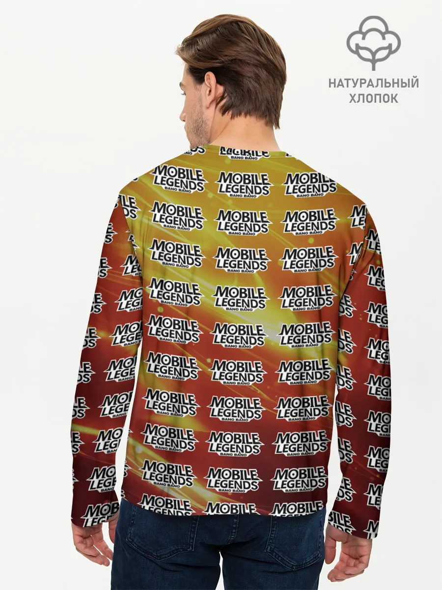 Мужской лонгслив базовый / mobile legends