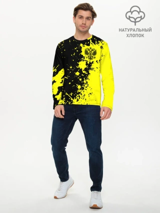 Мужской лонгслив базовый / Россия