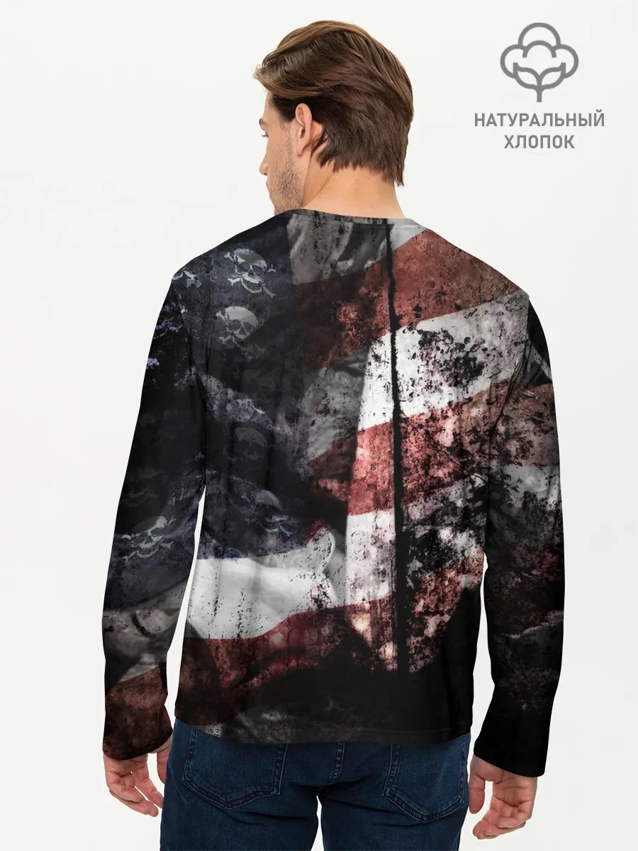 Мужской лонгслив базовый / США