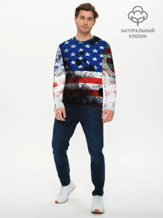 Мужской лонгслив базовый / США