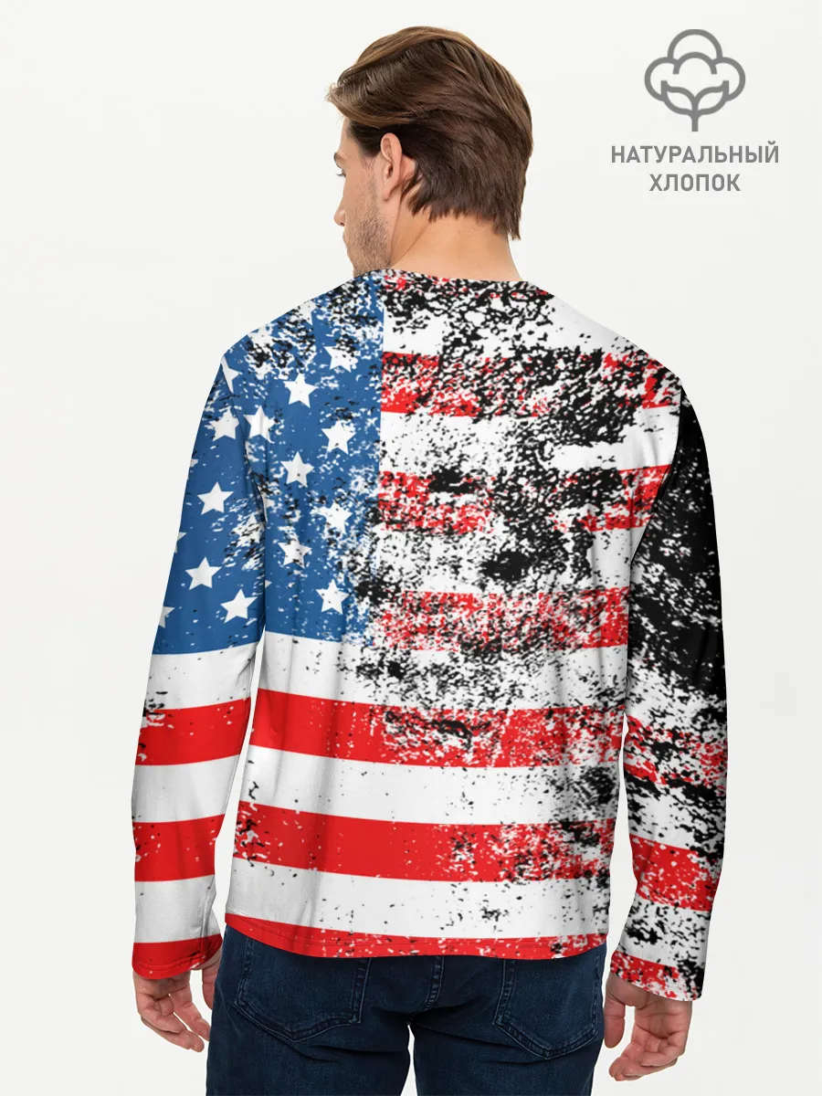 Мужской лонгслив базовый / США