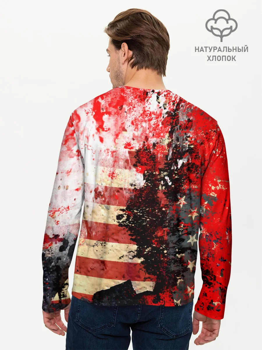 Мужской лонгслив базовый / США