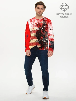 Мужской лонгслив базовый / США