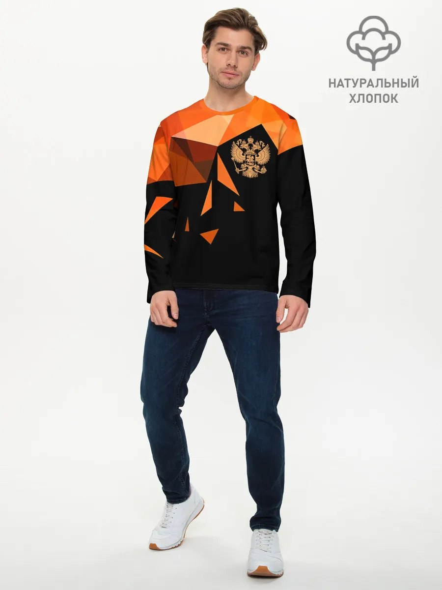 Мужской лонгслив базовый / Россия