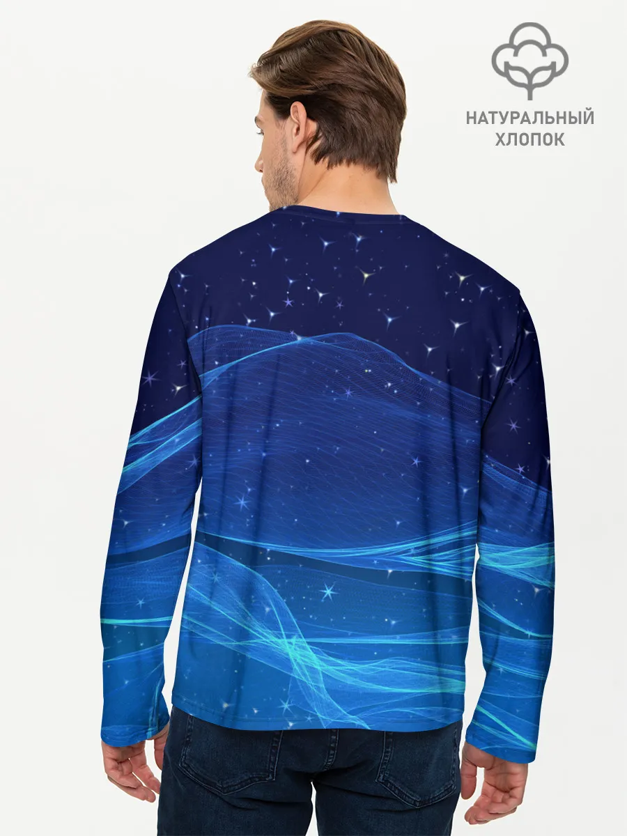 Мужской лонгслив базовый / соник