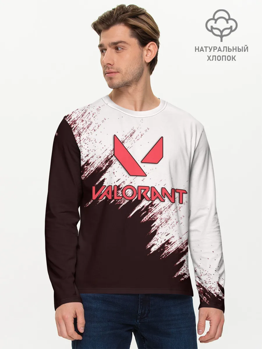 Мужской лонгслив базовый / VALORANT