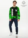 Мужской лонгслив базовый / MINECRAFT CREEPER