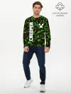 Мужской лонгслив базовый / MINECRAFT CREEPER